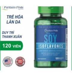 Bổ sung nội tiết tố nữ Puritan’s Pride Soy Isoflavones 120 viên