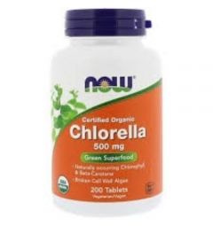 NOW Organic Chlorella 500 mg 