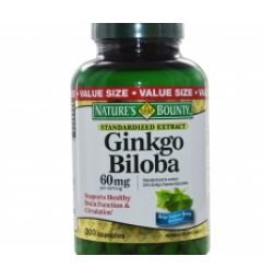 Nature's Bounty GINKGO BILOBA USA 60 mg 