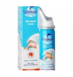 NƯỚC MUỐI BIỂN VỆ SINH KHOANG MŨI STERIMAR HYPERTONIC BABY 50ml