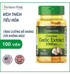 Dầu Tỏi Puritan's Pride Garlic Oil 1000mg 100 Viên