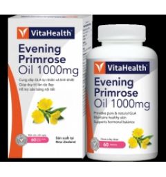 Thực phẩm bảo vệ sức khỏe VitaHealth Evening Primrose Oil 1000mg (60 viên)