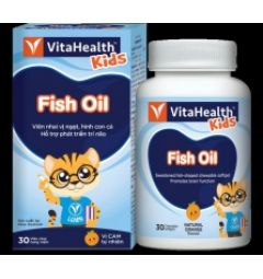 Thực phẩm bảo vệ sức khỏe VitaHealth Kids Fish Oil (30 viên)