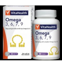 Thực phẩm bảo vệ sức khỏe VitaHealth Omega 3,6,7,9 ( 30 viên)