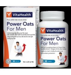 Thực phẩm bảo vệ sức khỏe VitaHealth Power Oats For Men (30 viên)