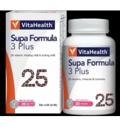 Thực phẩm bảo vệ sức khỏe VitaHealth Supa Formula 3 Plus (30 viên)