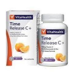 Thực phẩm bảo vệ sức khỏe VitaHealth Time Release C+ (30 viên)