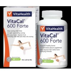 Thực phẩm bảo vệ sức khỏe VitaHealth VitaCal 600 Forte ( 60 viên)