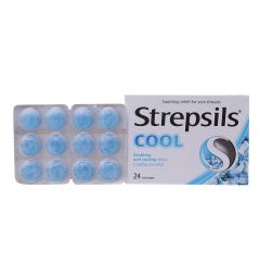 Viên ngậm Strepsils Cool 24 viên