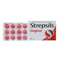 Viên ngậm Strepsils Regular 24 viên