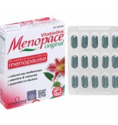 Vitabiotics Menopace Tablets hỗ trợ cân bằng nội tiết tố hộp 30 viên