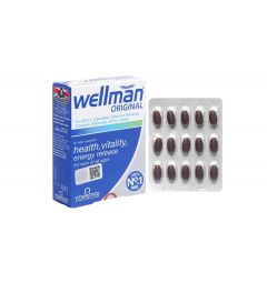 Vitabiotics Wellman Original hỗ trợ tăng cường sức khỏe cho nam giới hộp 30 viên