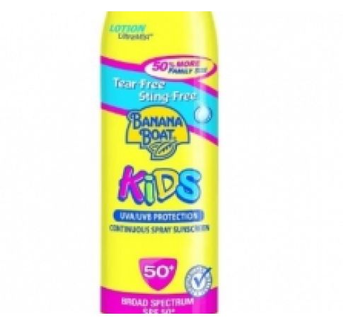 Bình xịt chống nắng trẻ em Banana Boat Kids Ultra Mist Kids Sun Care Sunscreen SPF 50 269g