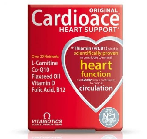 Vitabiotics Cardioace hỗ trợ tim mạch hộp 30 viên