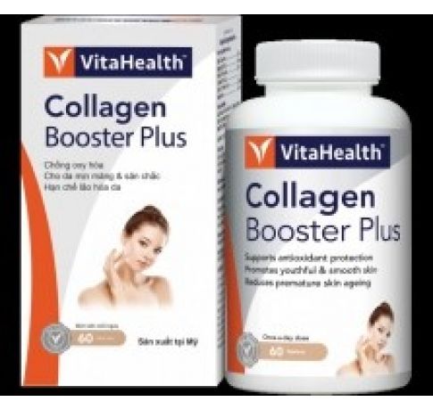 Thực phẩm bảo vệ sức khỏe VitaHealth Collagen Booster Plus (60 viên)