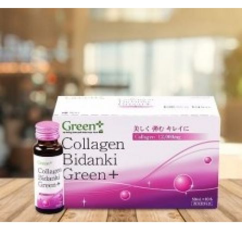 Nước uống Collagen Bidanki Green+ 12.000mg – Đẹp da, chống lão hóa