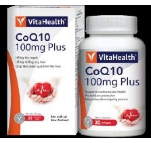 Thực phẩm bảo vệ sức khỏe VitaHealth CoQ10 100mg Plus (30 viên)