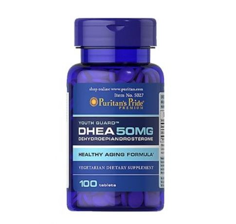 VIÊN UỐNG PURITAN’S PRIDE DHEA 50MG HỘP 100 VIÊN