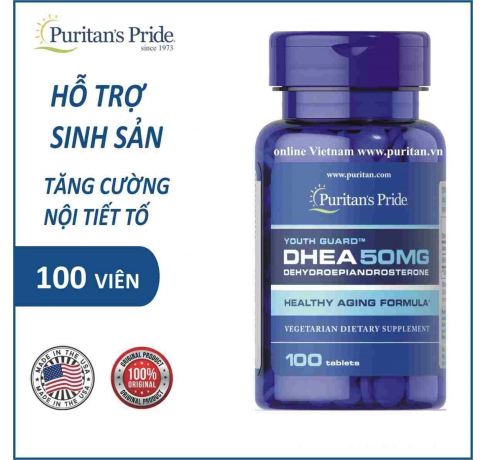 VIÊN UỐNG PURITAN’S PRIDE DHEA 50MG HỘP 100 VIÊN