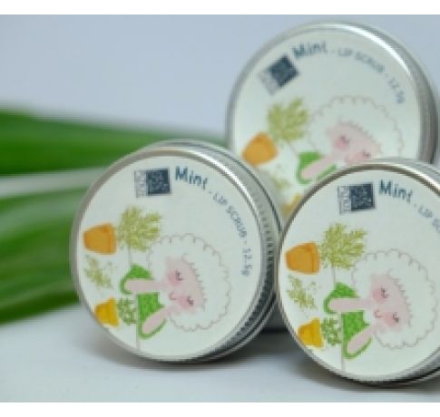 Đường tẩy tế bào chết môi hương dừa Pizkie Mint Lip Scrub 12,5g