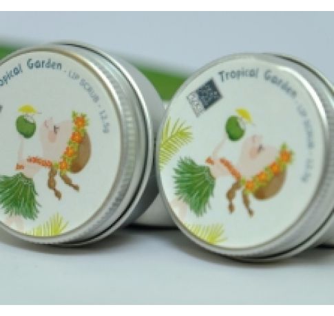 Đường tẩy tế bào chết môi hương dừa Pizkie Tropical Garden Lip Scrub 12,5g