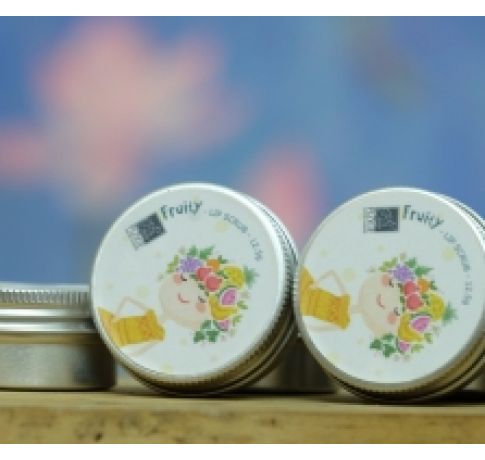 Đường tẩy tế bào chết môi hương hoa quả Pizkie Fruity Lip Scrub 12,5g