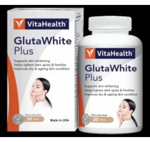 Thực phẩm bảo vệ sức khỏe VitaHealth GlutaWhite Plus ( 30 viên)