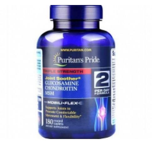 Hỗ trợ xương khớp Puritans Pride Glucosamine Chondroitin Msm 180 Viên 