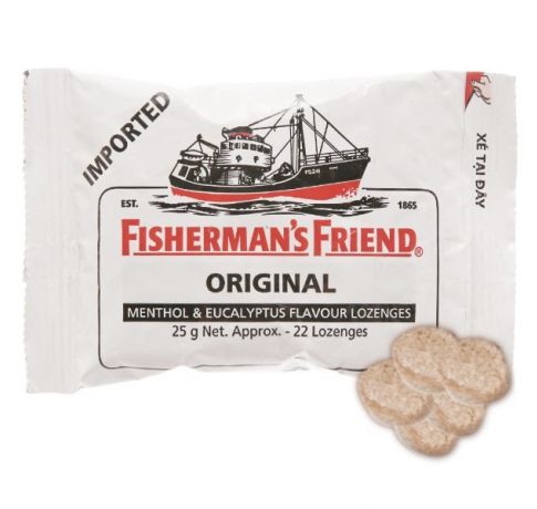 Kẹo cay con tàu Fisherman's Friend vị khuynh diệp 25g