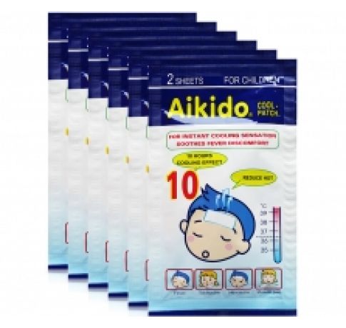 Miếng Dán Làm Mát Aikido Gel Cool Patch 6 miếng