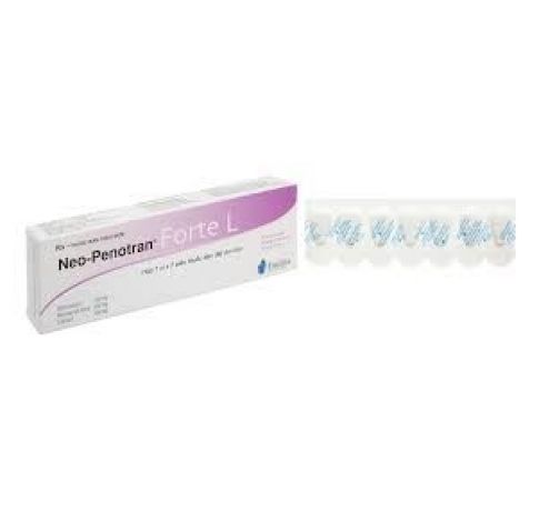 Viên đặt âm đạo Neo-Penotran Forte L trị viêm âm đạo (1 vỉ x 7 viên)