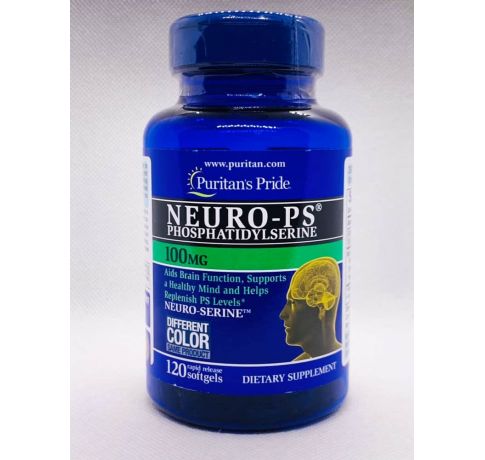 Viên uống tăng cường tuần hoàn não, cải thiện trí nhớ Puritan’s Pride Neuro-PS Phosphatidylserine 100 120 vien