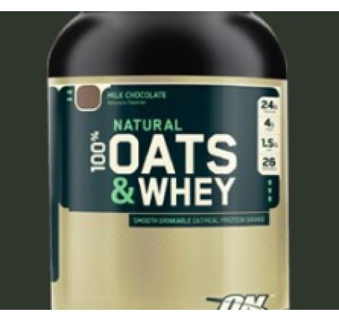 ON 100% Oats & Whey Natural Milk Chocolate 3 Lbs