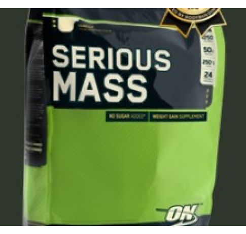 ON Serious Mass - Vanilla 12 Lbs