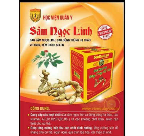 Sâm Ngọc linh đông trùng hạ thảo