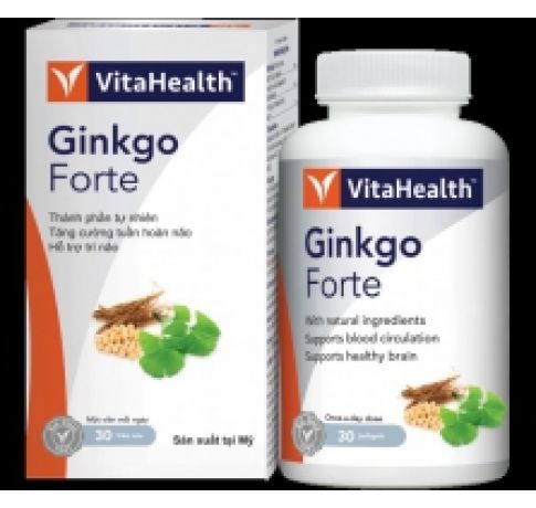 Thực phẩm bảo vệ sức khỏe VitaHealth Ginkgo Forte (30 viên)