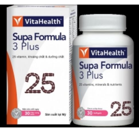 Thực phẩm bảo vệ sức khỏe VitaHealth Supa Formula 3 Plus (30 viên)