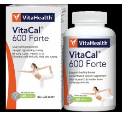 Thực phẩm bảo vệ sức khỏe VitaHealth VitaCal 600 Forte ( 60 viên)