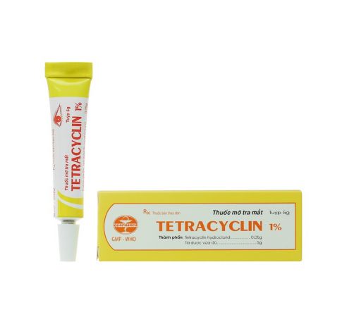 THUỐC MỠ TRA MẮT TETRACYCLIN 1%