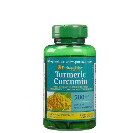 Viên nghệ Puritan's Pride Turmeric Curcumin 500mg 90 viên 