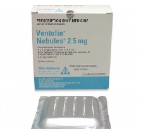 VENTOLIN NEBULES 2.5MG/2.5ML