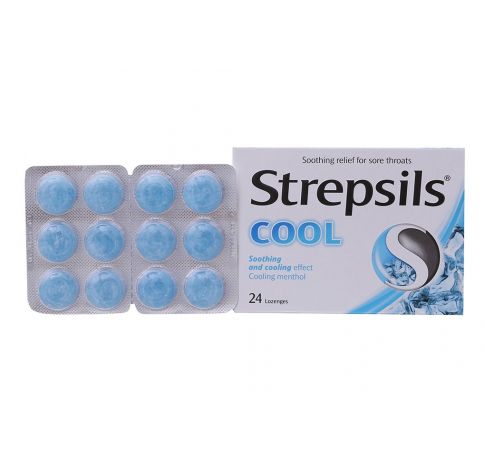 Viên ngậm Strepsils Cool 24 viên