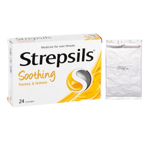 Viên ngậm Strepsils Soothing 24 viên