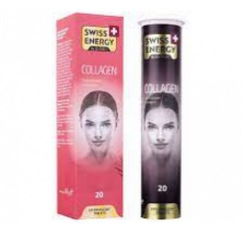 viên sủi swiss energy bổ sung collagen ống 20 viên