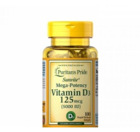 Puritan's Pride Vitamin D3 5000 IU 100 softgels