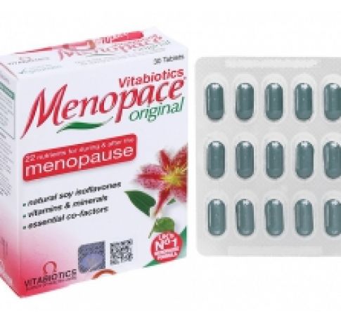 Vitabiotics Menopace Tablets hỗ trợ cân bằng nội tiết tố hộp 30 viên