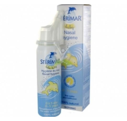 XỊT MUỐI BIỂN STERIMAR BABY DÀNH CHO TRẺ TỪ 0 ĐẾN 3 TUỔI 50ml