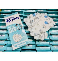 Khẩu trang Famapro 4D Kids - Nhiều Chủ Đề Họa tiết dễ thương